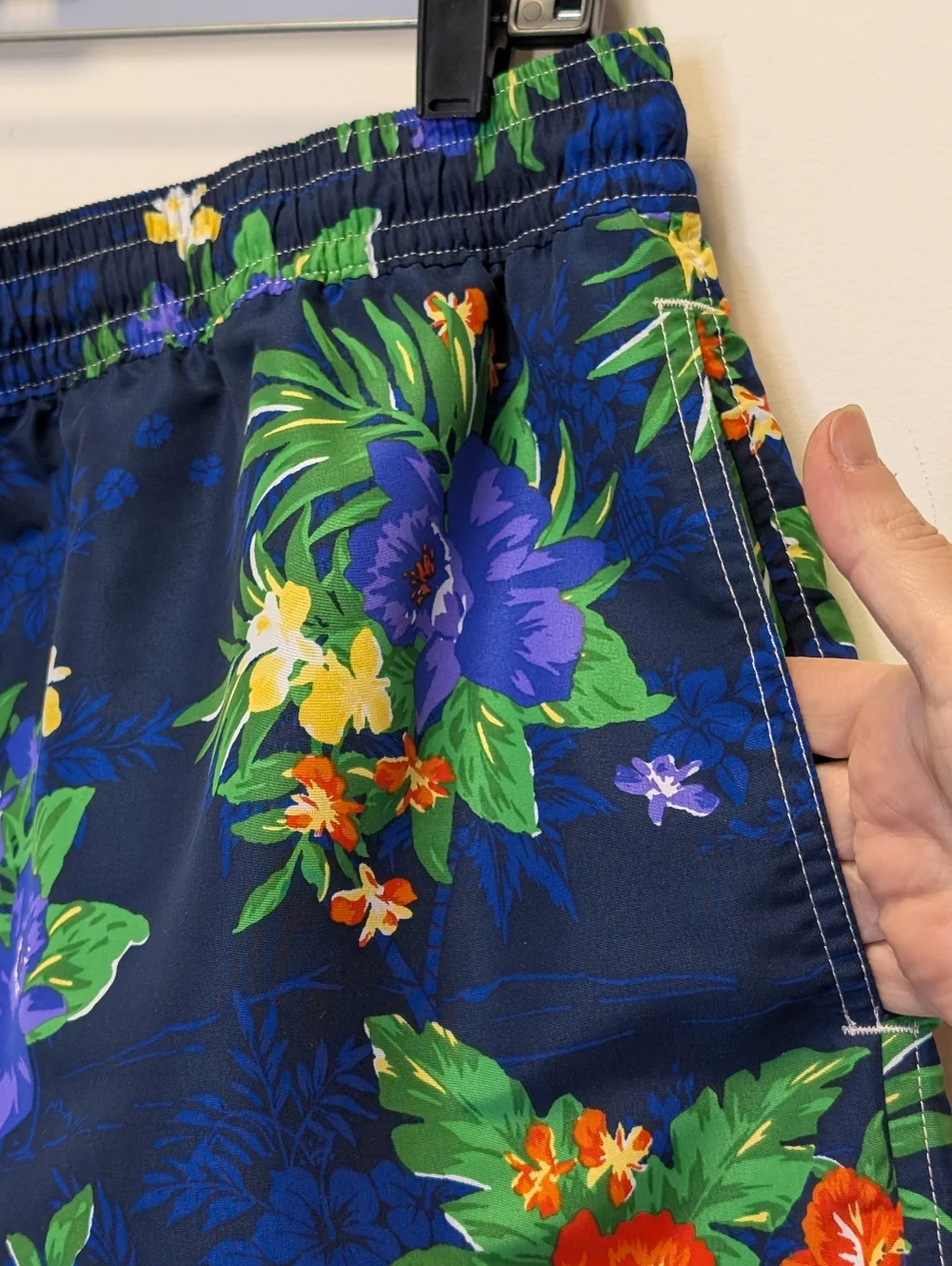 Polo Ralph Lauren Traveler Floral Printed Swim Trunks Shorts Resort Beach Cruise - Picture 5 of 15